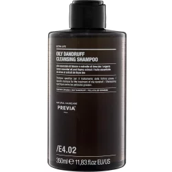 Previa Natural Haircare Extra Life E4.02 Oily Dandruff Cleansing Shampoo, 350 мл - Шампунь очищувальний проти жирної лупи