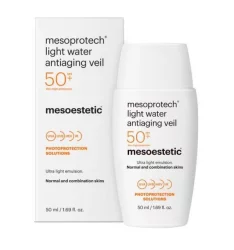 Mesoestetic Mesoprotech Light Water Antiaging Veil, 50 мл - Увлажняющая анти-возрастная вуаль SPF50+