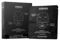 111 SKIN Celestial Black Diamond Lifting and Firming Treatment Mask, 5 шт - Підтягуюча та укріплююча маска для обличчя
