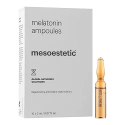Mesoestetic Melatonin ampoules, 10 од. - Мелатонін - нічний освітлюючий догляд (ампули)