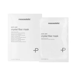 Mesoestetic Post peel crystal fiber mask, 1 шт - Пост-пілінгова маска для обличчя з кристалічними волокнами