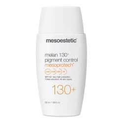 Mesoestetic Mesoprotech Melan 130+ Pigment Control, 50 мл - Депигментирующий солнцезащитный крем с тоном Мелан 130+ SPF 50