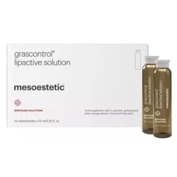 Mesoestetic Grascontrol Lipactive Solution, 14 х 10 мл - Пищевая добавка Грасконтроль раствор с L-карнитином