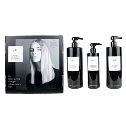 pH PURE STRAIGHT НАБІР Підготовчий шампунь1000мл + Крем-актив 500мл +Закріплювальна маска 1000мл