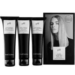 pH PURE STRAIGHT НАБІР Підготовчий шампунь 60мл + Крем-актив 60мл +Закріплювальна маска 60мл