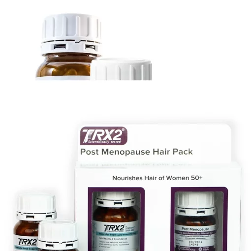TRX2® Набір дієтичних добавок проти випадіння волосся у жінок в період постменопаузи: TRX2® і Post Menopause Oxford Biolabs 90 капсул (50 г) і 60 капсул(42 г)