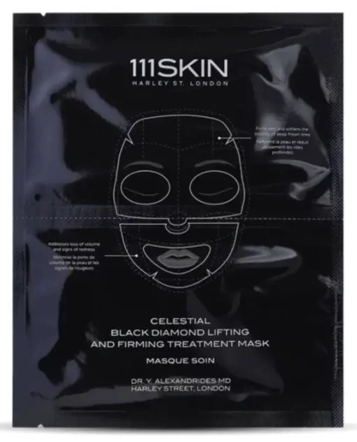 111 SKIN Celestial Black Diamond Lifting and Firming Treatment Mask, 5 шт - Підтягуюча та укріплююча маска для обличчя