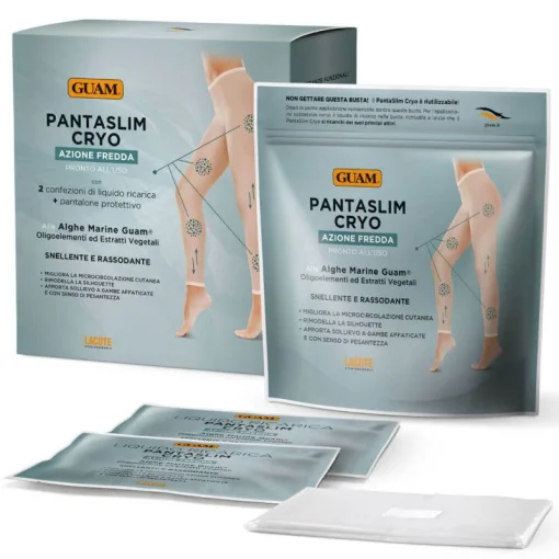 GUAM PANTA SLIM CRYO - Антицеллюлитный комплекс (многоразовые штанишки + лосьон для насыщения + защитные штанишки)