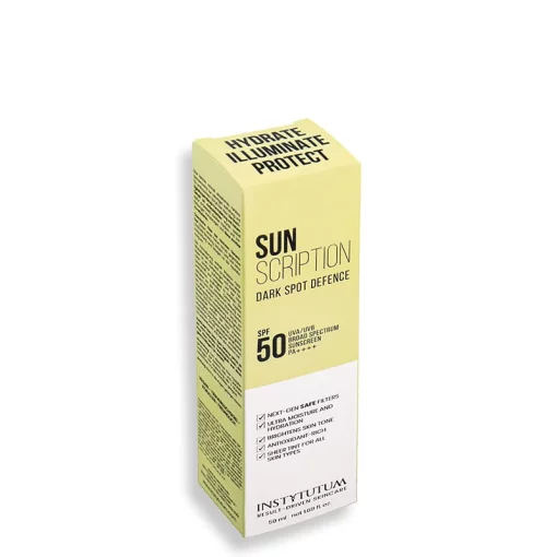 Сонцезахисний крем, що бореться з пігментацією INSTYTUTUM Sunscription Dark Spot Defence SPF50