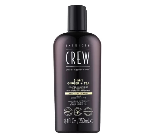 American Crew Ginger + Tea Shampoo Conditioner And Body Wash - Засіб 3-в-1 для волося та тіла
