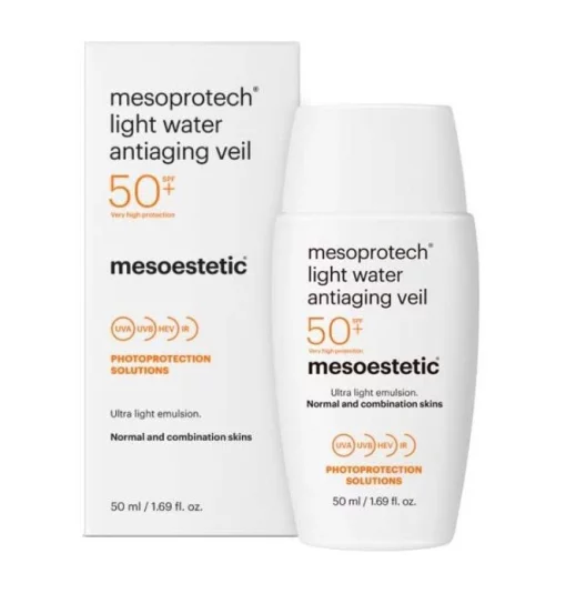 Mesoestetic Mesoprotech Light Water Antiaging Veil, 50 мл - Увлажняющая анти-возрастная вуаль SPF50+