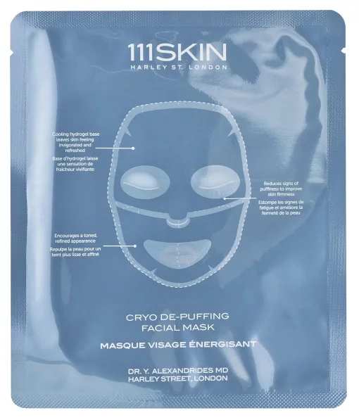 111SKIN Cryo De-Puffing Facial Mask, 5 шт - Крио-энергетическая маска для лица