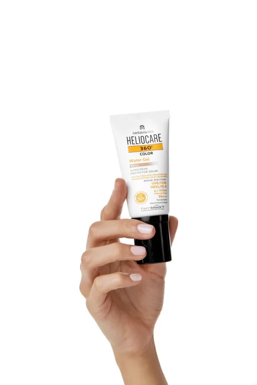 Cantabria Heliocare 360° Color Water Gel SPF 50+ 50 мл - Сонцезахисний зволожувальний водний гель Беж
