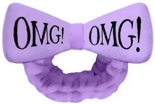 Double Dare OMG! Mega Hair Band Purlpe - Бант-пов'язка для фіксації волосся бузковий