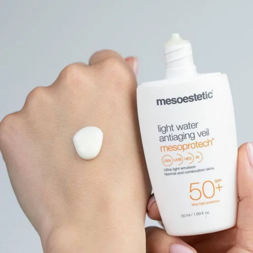 Mesoestetic Mesoprotech Light Water Antiaging Veil, 50 мл - Увлажняющая анти-возрастная вуаль SPF50+