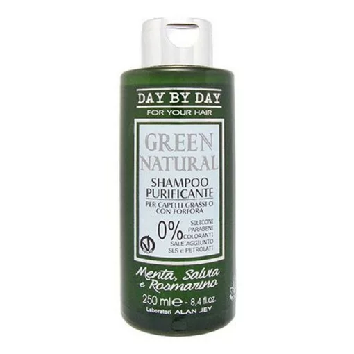 Alan Jey Green Natural Shampoo Purificante, 250 мл - Шампунь очищающий для жирных волос с перхотью
