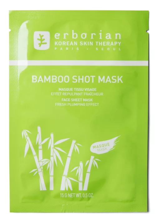 Erborian Bamboo Shot Mask Fresh Plumping Effect, 15 г - Зволожувальна маска Бамбук для обличчя
