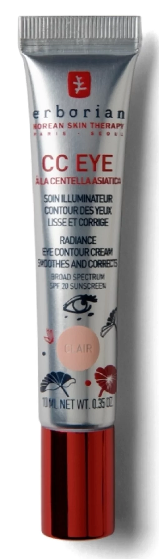 Erborian CC Eye Clair, 10 мл - Корректирующий CC крем для кожи вокруг глаз
