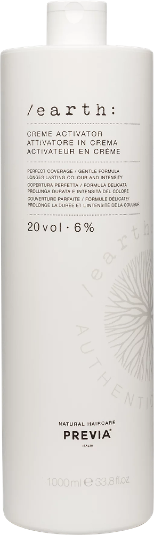 Previa EARTH 20VOL 6% 1000 мл - Крем-активатор