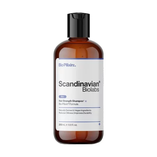 Scandinavian Biolabs Bio-Pilixin Hair Strength Shampoo, 250 мл - мужской укрепляющий шампунь для волос, 250 мл