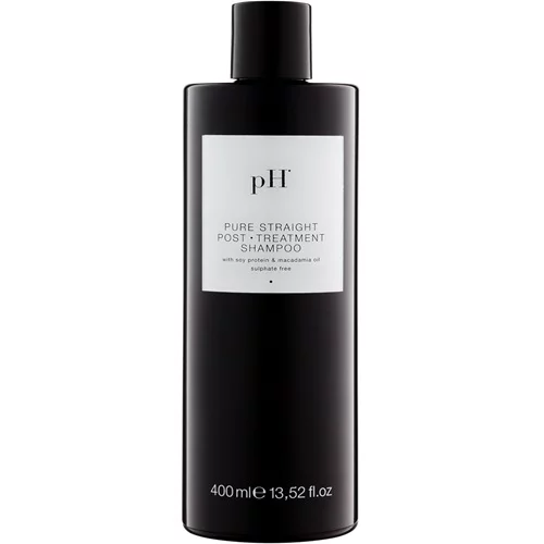 pH PURE STRAIGHT Безсульфатний шампунь для гладкості випрямленого волосся 400мл