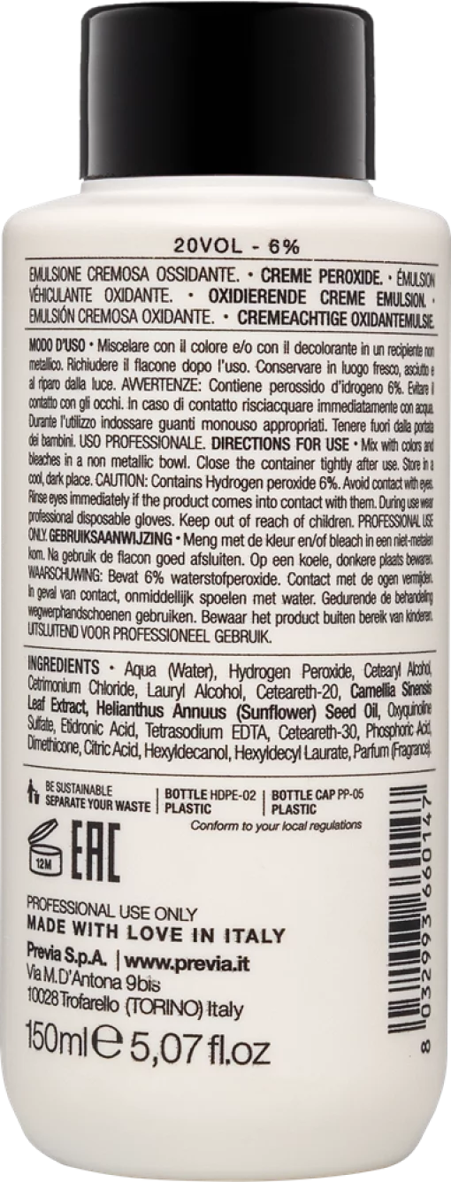 Previa prof. Peroxide 20 VOL 6%, 1000 мл - Окислитель