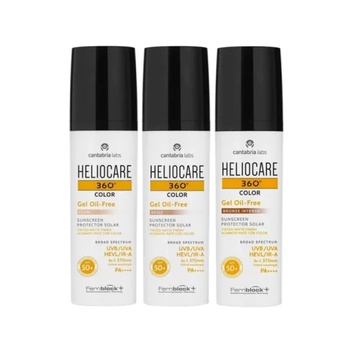Cantabria Labs Heliocare 360 Gel Oil Free Color (тон светлый), 50 мл - Солнцезащитный гель с тоном на водной основе