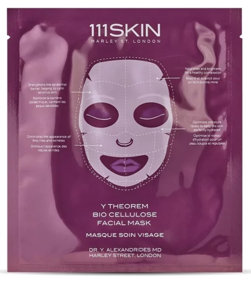 111SKIN Y Theorem Bio cellulose Facial Mask Box, 5 шт - Маски для лица из биоцеллюлозы