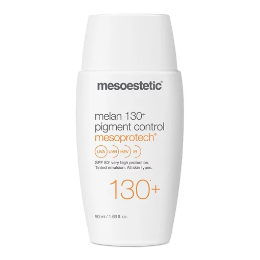 Mesoestetic Mesoprotech Melan 130 + Pigment Control, 50 мл - Депігментуючий сонцезахисний крем з тоном Мелан 130+ SPF 50