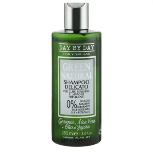 Alan Jey Green Natural Shampoo Delicate, 250 мл - Шампунь делікатний для чутливої шкіри і частого миття