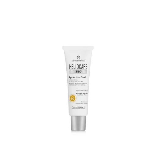Cantabria Labs Heliocare 360 Age Active Fluid Sunscreen SPF 50, 50 мл - Антивозрастной фотозащитный флюид для предотвращения и коррекции признаков фотостарения