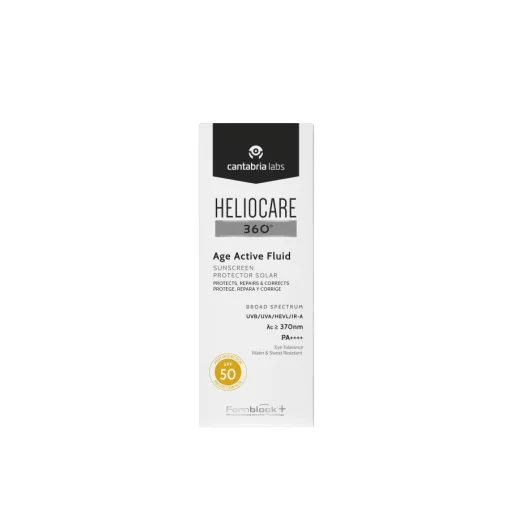 Cantabria Labs Heliocare 360 Age Active Fluid Sunscreen SPF 50, 50 мл - Антивозрастной фотозащитный флюид для предотвращения и коррекции признаков фотостарения