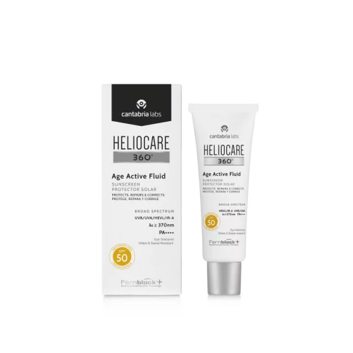 Cantabria Labs Heliocare 360 Age Active Fluid Sunscreen SPF 50, 50 мл - Антивозрастной фотозащитный флюид для предотвращения и коррекции признаков фотостарения