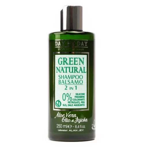 Alan Jey Green Natural Shampoo Balsam 2in1, 250 мл - Шампунь-бальзам 2 в 1