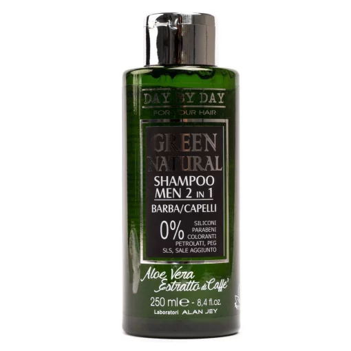 Alan Jey Green Natural Shampoo Men 2in1, 250 мл - Мужской шампунь 2 в 1