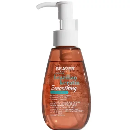 BEAVER Brazilian Keratin Silky Hair Oil, 100 мл - Кератинова олія для розгладження та еластичності волосся