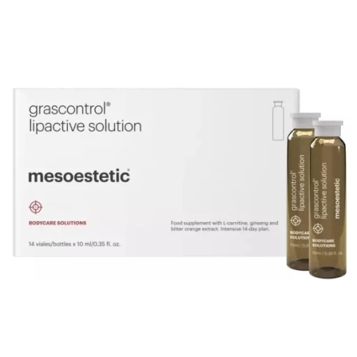 Mesoestetic Grascontrol Lipactive Solution, 14 х 10 мл - Пищевая добавка Грасконтроль раствор с L-карнитином