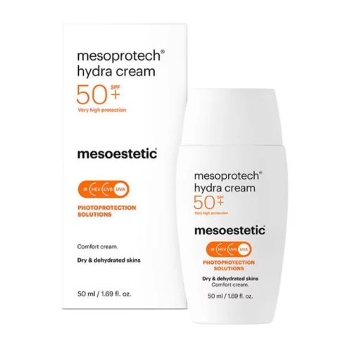 Mesoestetic Mesoprotech Hydra Cream, 50 мл - Увлажняющий солнцезащитный крем для сухой и обезвоженной кожи SPF50