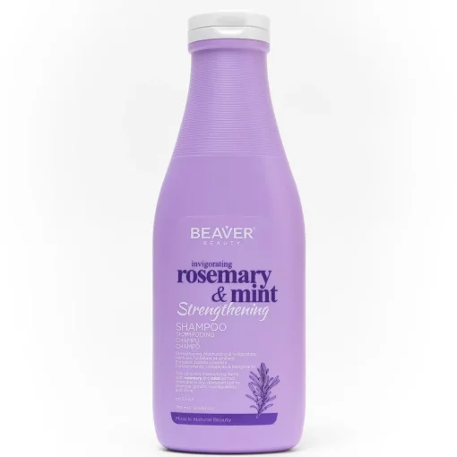 Beaver Rosemary &amp; Mint Strengthening Shampoo - Освіжаючий шампунь з розмарином для оновлення волосся та шкіри голови