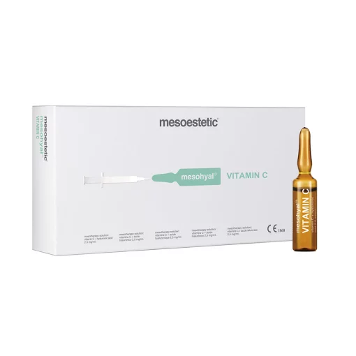 Mesoestetic Mesohyal VITAMIN С, 5 мл - Биоревитализатор Мезогиал VITAMIN C 20% + гиалуроновая кислота 2,5 мг/мл (ампула)