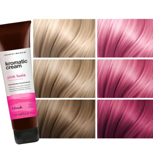 Nook Kromatic Cream,  150 мл - Живильна тонувальна маска РОЖЕВА ФУКСІЯ