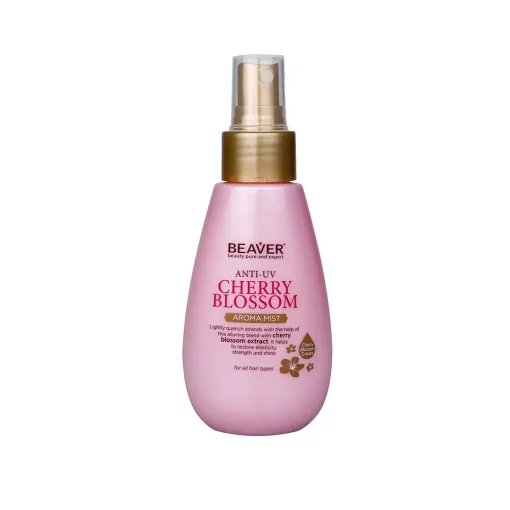 Beaver Anti-UV Aroma Mist Cherry Blossom Refreshing Spray, 100 мл - укрепляющий арома спрей для волос