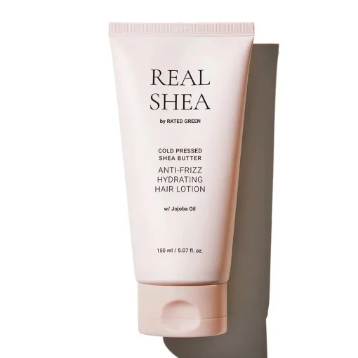 Зволожуючий лосьйон для волосся з олією ши Rated Green Real Shea Cold Pressed Shea Butter Anti-frizz Hydrating Hair Lotion, 150 мл